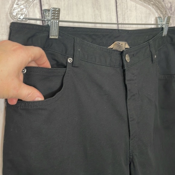 Duluth Trading Co Black Twill Work Pants Bootcut Womens Sz 16x29 - Picture 6 of 12